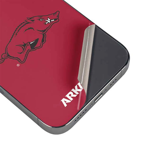 University of Arkansas-Fayetteville Razorbacks Red Logo iPhone 14 Pro Skin